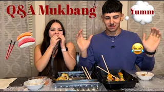 SUSHI MUCKBANG / Q&A !!!