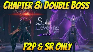 [Solo Leveling:ARISE] Beating Chapter 8 Double Boss - F2P & SR Only (Ready As You'll Ever Be)