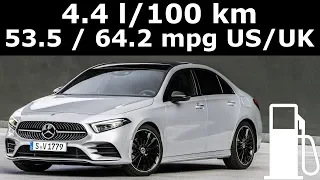 Mercedes A180d: fuel consumption (economy) in city (real-life test) :: [1001cars]