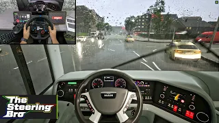 Fernbus Simulator - MAN Lions Coach "4K" | G29 Steering Wheel & Gear Shifter Gameplay