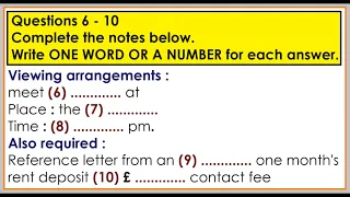 IELTS - Listening - Practice Test - With Answers