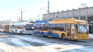 Четыре бесконтактных троллейбуса вышли на дороги города