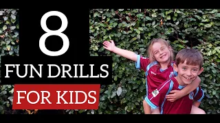 Fun Drills For Kids | U5, U6, U7, U8, U9 | 👇*Free Session Plans*👇| Football Coaching for Kids