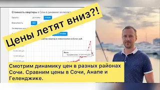 Цены на недвижимость летят вниз. Смотрим Сочи, Анапа, Геленджик.