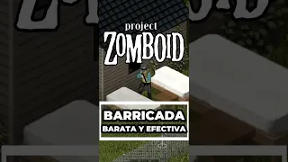 DEFENSA BARATA vs ZOMBIES en Project Zomboid | 2023 GUÍA ESPAÑOL #SHORTS