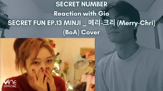 SECRET NUMBER Reaction with Gio SECRET FUN EP.13 MINJI _ 메리-크리 (Merry-Chri) (BoA) Cover