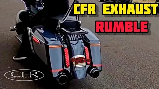 CFR EXHAUST PIPES RUMBLE  / 2019 STREET GLIDE CVO