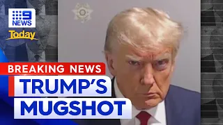 Donald Trump's mugshot released | 9 News Australia