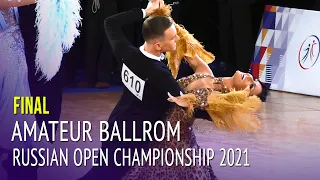 Final Adult Ballroom = 2021 Russian Open Championship