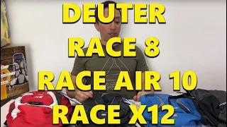 Обзор рюкзаков линейки Deuter Race 2018 года.