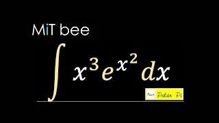 2017 MIT Integration Bee (4) - A Kinda Tricky Integration by Parts?