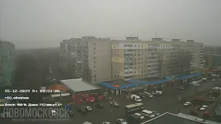 Timelapse 15-12-2019 - Новомосковск, Украина