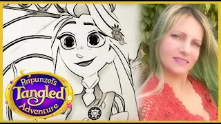 Coloring Rapunzel's Tangled Adventure |  Markers