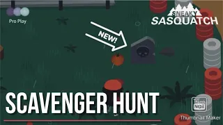 Scavenger Hunt | Sneaky Sasquatch