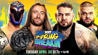 NXT! #731:Spring Breakin''24:NXT! Tag Team Championship:Nathan Fraser & Axiom vs AOP(c)