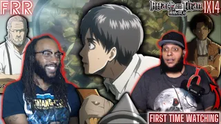 Attack on Titan Season 1x14 Reaction "Still Can't See - Night Before the Counteroffensive (1)" | FRR