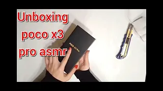 poco x3 pro asmr / We're gonna show you unboxing poco x3 pro blue here