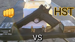 10mm Federal Punch VS Federal HST in ballistics gel