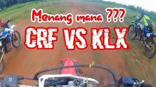 Adu Kecepatan Honda CRF 150 VS KLX 150 BF Menang Mana?