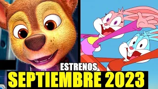 PRÓXIMAS PELÍCULAS ANIMADAS Y CARICATURAS QUE SE ESTRENAN EN SEPTIEMBRE 2023