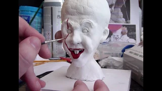 Sculpting Pennywise Bust