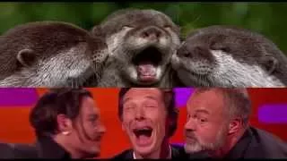 Otter foto's met Benedict Cumberbatch & Johnny Depp - The Graham Norton Show op Acht