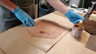 Folding Leather Dice Tray - Dub'ya Makes