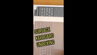 Surface Keyboard Unboxing #Shorts