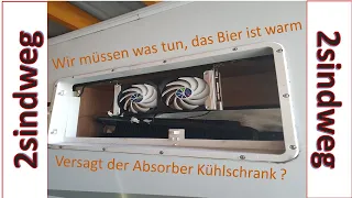 Absorber Kühlschrank im Wohnmobil - warmes Bier - Kühlschranklüfter Einbau - Ist das Bier jetzt kalt