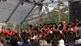 Valery Gergiev and LSO performing Tchaikovsky's Swan Lake. Trafalgar Square, May 2016