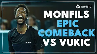 Gael Monfils EPIC Comeback Win vs Vukic! | Rolex Monte Carlo Masters 2024 Highlights