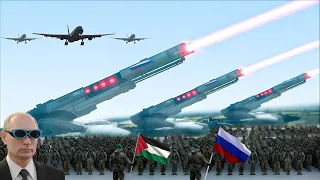 TODAY! Russian Laser Weapon Bombards 240 Israeli Tanks and Military Bases - ARMA 3