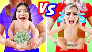 GOOD PREGNANT VS BAD PREGNANT | EVIL VS DEMON PREGNANT SITUATIONS BY CRAFTY HACKS PLUS