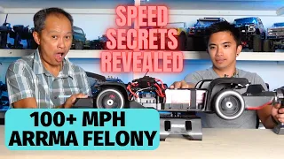 100+ mph Arrma Felony 8S review - 20 hp motor best upgrades mods for top speed drifting