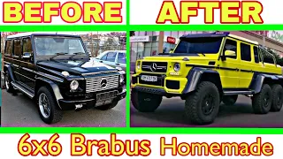 Mercedes G Class brabus 6x6 - building a homemade  6x6 in 10 minutes