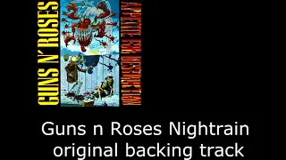 Guns N Roses Nightrain Original Backing Track No Guitars 1
