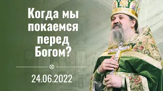 Проповедь о. Андрея Лемешонка после Литургии 24 июля 2022 г.