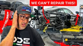 I’M DEVASTATED WE CANNOT REPAIR THE MCLAREN 720 GTR…  *Rebuild Part 3 *