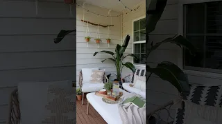 SMALL PATIO TRANSFORMATION (DIY & Budget-Friendly) 🌼🌷🌸