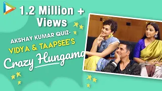Akshay Kumar Quiz: Taapsee & Vidya’s Most Hilarious & The Funniest Battle Ever | Mission Mangal