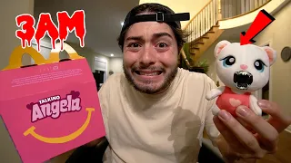 DO NOT ORDER TALKING ANGELA HAPPY MEAL FROM MCDONALDS AT 3 AM!! (SHE TALKS)