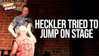 Heckler Tried To Run On Stage | Gary Owen