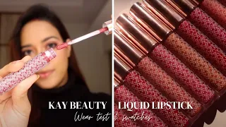 Kay Beauty Matte Liquid Lipstick Swatches and Review