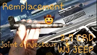 Comment Remplacer un joint d'injecteur Jeep Grand Cherokee WJ 2.7 CRD tuto, DIY. Full details.