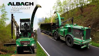 800 HP and a lot of Sound | Wood Chipping with ALBACH DIAMANT 2000 [4K]