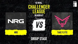 NRG vs. Take Flyte - ESL Challenger League S47 - NA