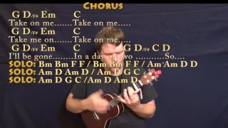 Take on Me (a-ha) Ukulele Cover Lesson with Chords/Lyrics - Capo 2nd