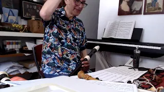 A. Bova, Fantasia no. 4, for tenor recorder