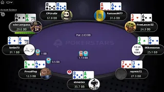 NYS Afterparty 06-H $1K PKO edercampana | FreeLancerZZ | Proudflop - Final Table Poker Replays