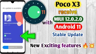 Poco X3 receive Android 11 Stable Update | Poco X3 MIUI 12.0.2.0 New Update | New Exciting features
